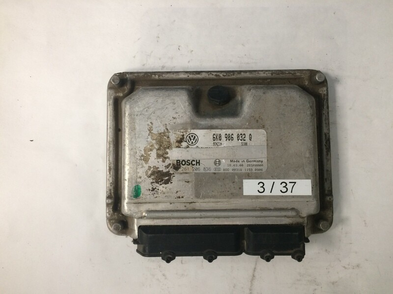 3-37 Centralina Motore Bosch 0261206836 6K0906032Q 26SA0000 VOLKSWAGEN SEAT IBIZA CORDOBA 1.4