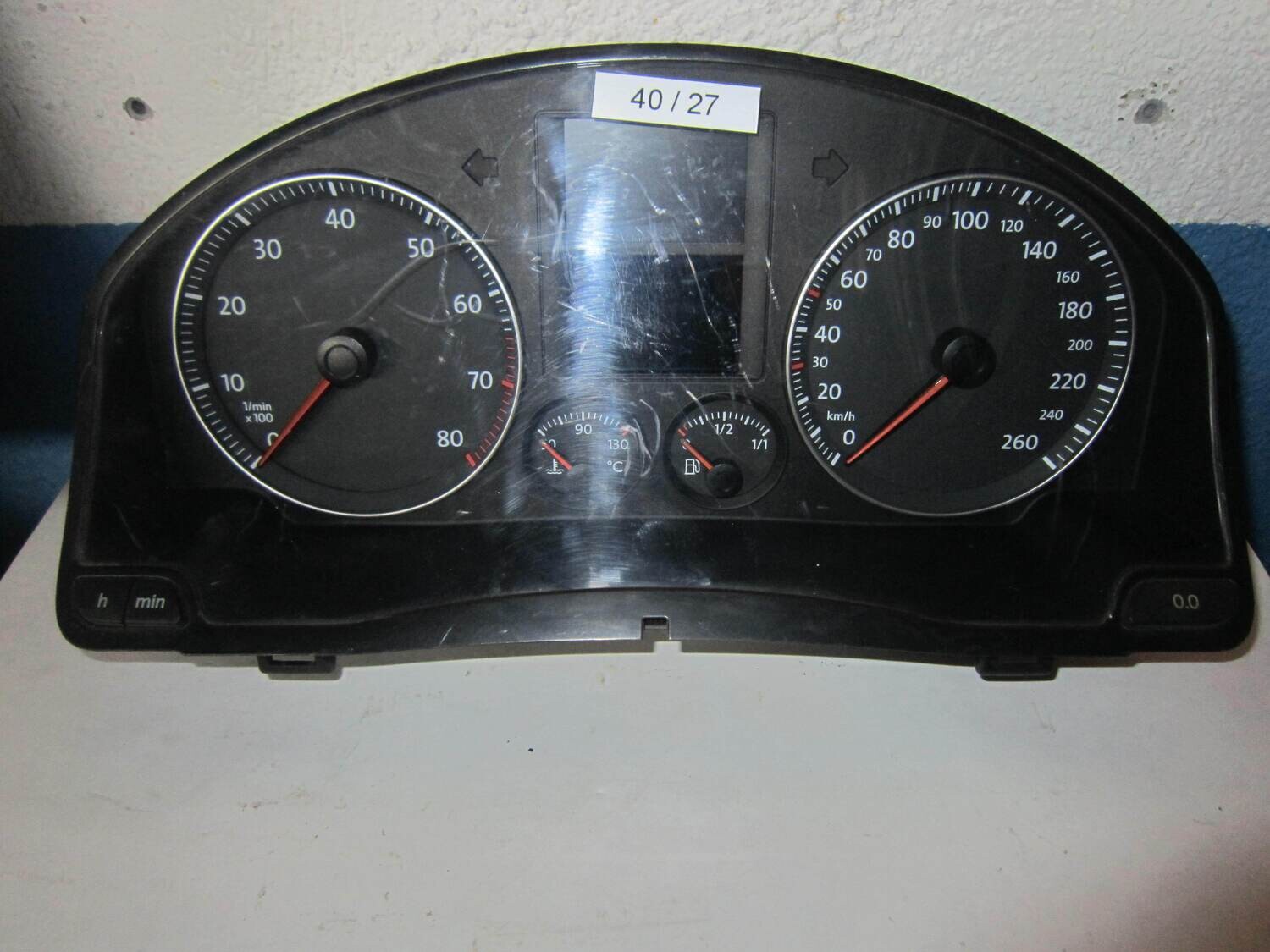 40-27 Quadro Strumenti / Contachilometri Vdo A2C53023102 A2C530225660 VOLKSWAGEN benzina GOLF GOLF V