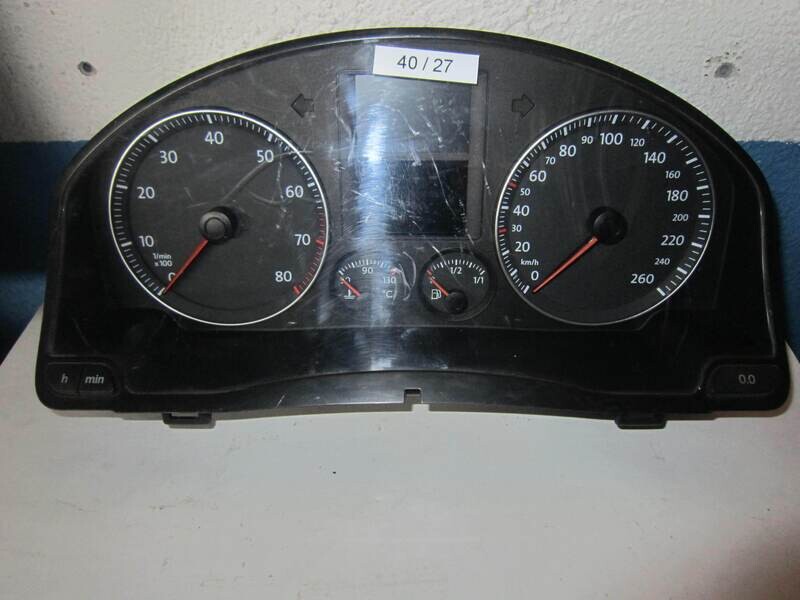 40-27 Quadro Strumenti / Contachilometri Vdo A2C53023102 A2C530225660 VOLKSWAGEN benzina GOLF GOLF V