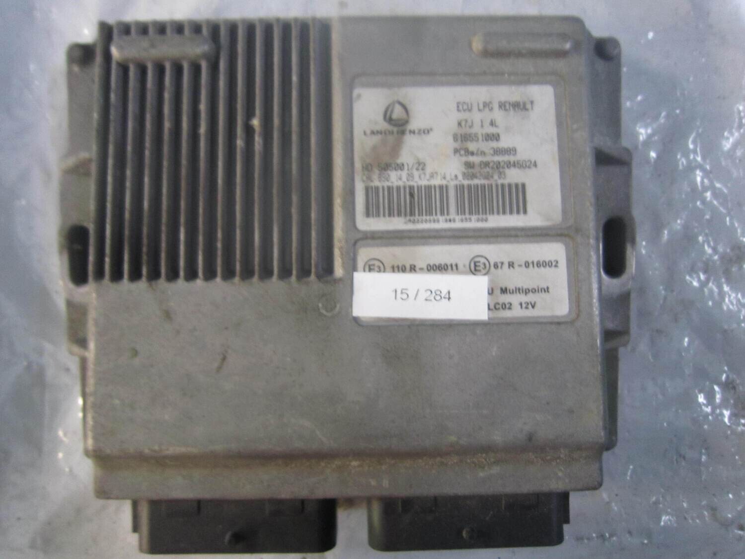 15-284 Centralina Gas Gpl Landi Renzo 616551000   K7J 1.4 L HD 505001/22 SW DR202045G24  RENAULT BENZINA / GPL VARIE