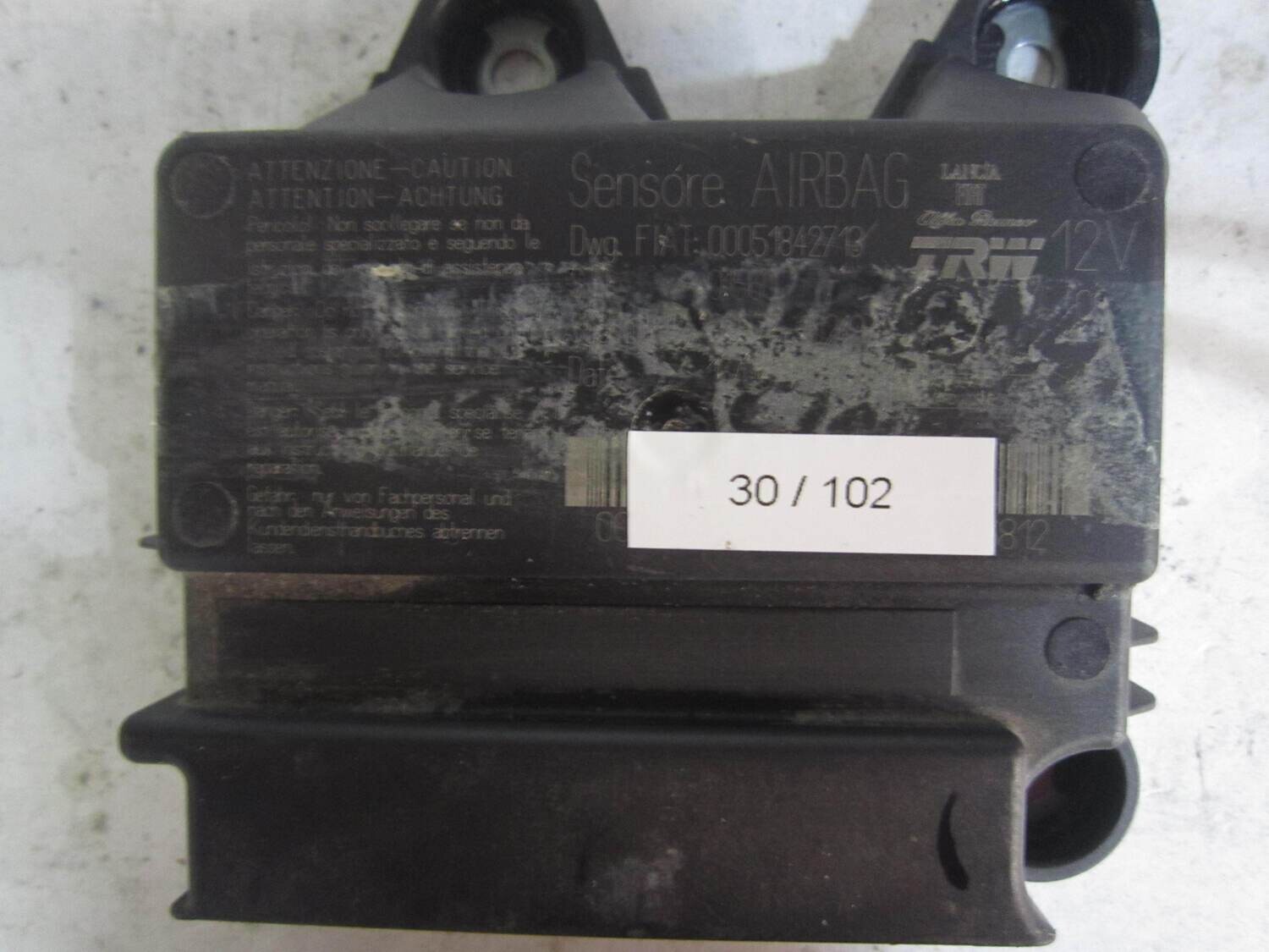 30-102 Centralina Airbag TRW 00051842710 ALFA ROMEO / FIAT / LANCIA Diesel PANDA 1.3