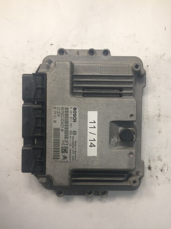 11-14 Centralina Motore Bosch 0 281 011 861 0281011861 9657061180 1039S05049 EDC16C34  CITROEN / PEUGEOT DIESEL VARIE