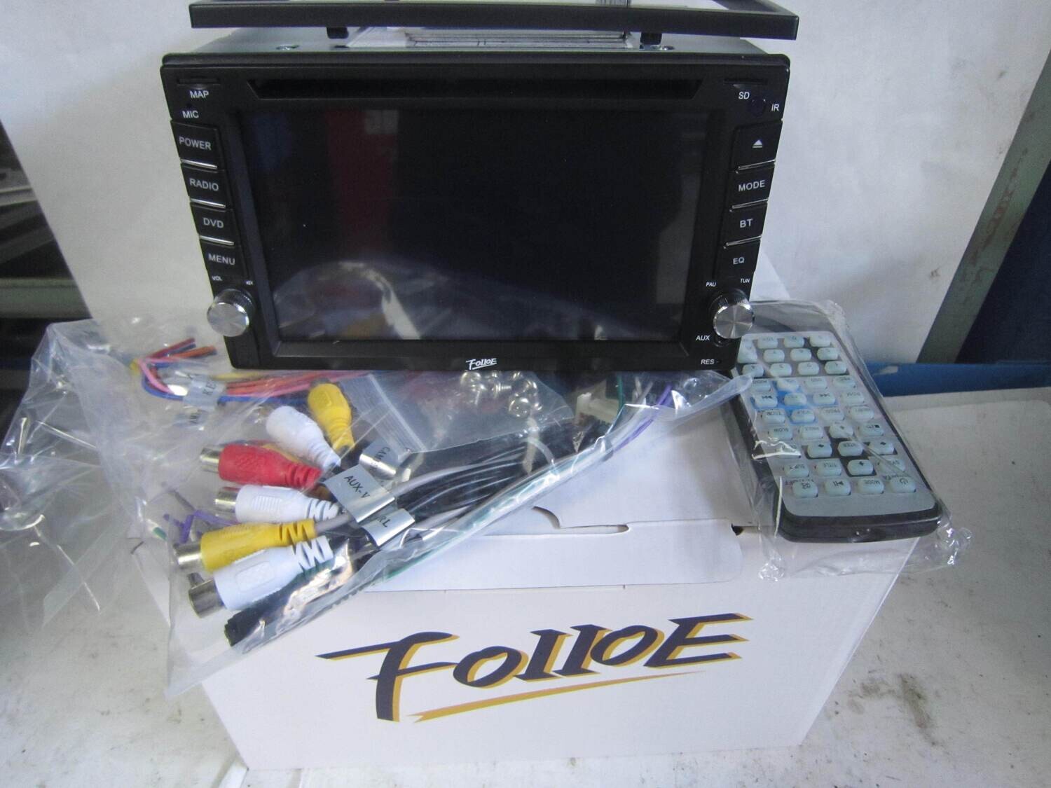 20-177 schermo radio / display / navigatore foiioe gt-6005bl  gps car dvd player cd 6.2 pollici touch fm am rds radio aux usb bluetooth +    nissan qashqai