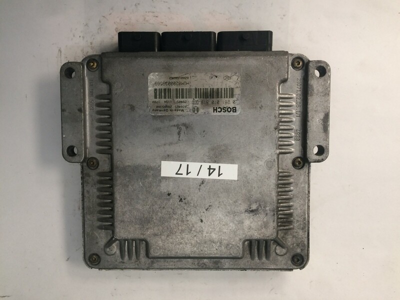 14-17 Centralina Motore Bosch 0281010819 0 281 010 819 HOM 8200039569 HOM8200039569 28SA5340  8200166362 8200166362   RENAULT  MEGANE SCENIC 1.9 DCI