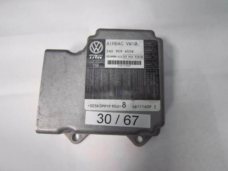 30-67 Centralina Airbag TRW 221098-111 221098111 23 H16 S1918 23H16S1918 5NO 959 655R VOLKSWAGEN PASSAT