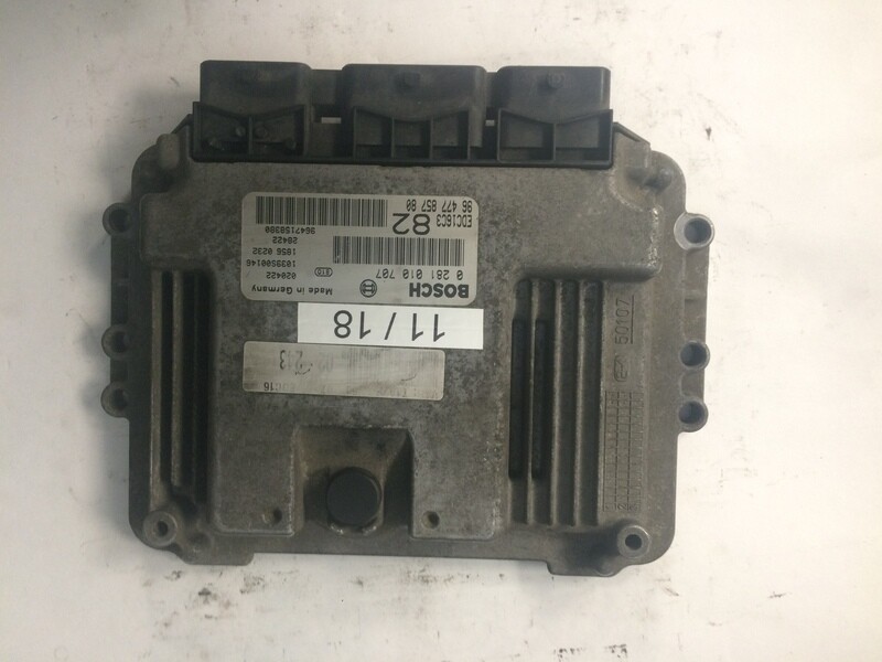 11-18 Centralina Motore Bosch 0281010707 0 281 010 707 9647785780  1039S00146      CITROEN / PEUGEOT  1.4 HDI