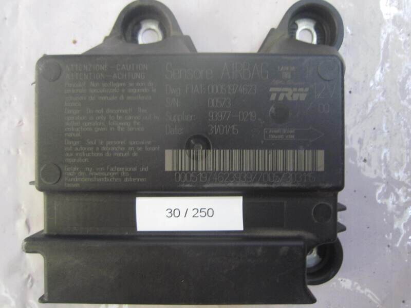 30-250 Centralina Airbag TRW 00051974623 93977-D219 93977D219 ALFA ROMEO / FIAT / LANCIA PANDA