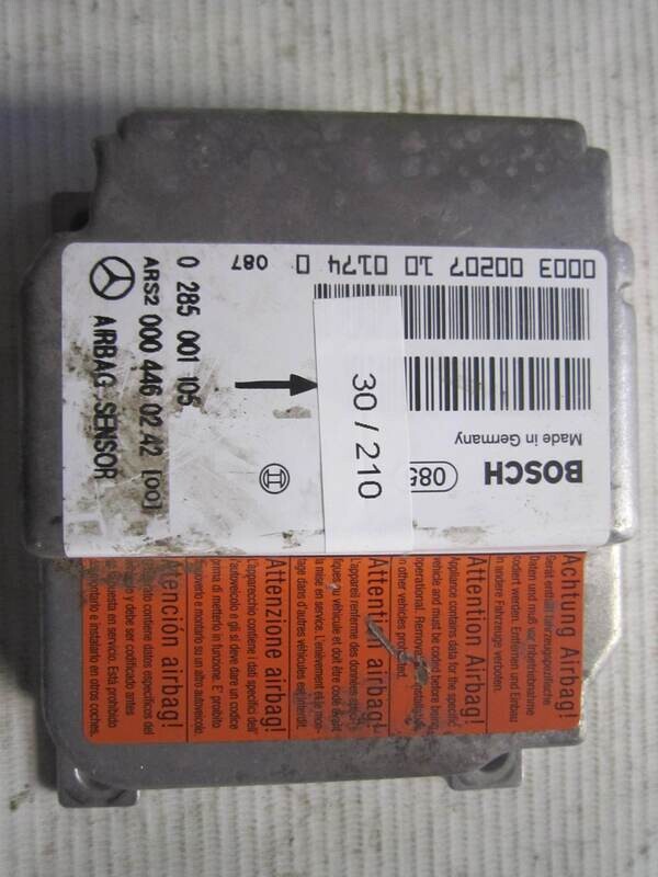 30-210 Centralina Airbag Bosch 0 285 001 105 0285001105 000 446 02 42 0004460242 MERCEDES BENZ Generica CLASSE  A