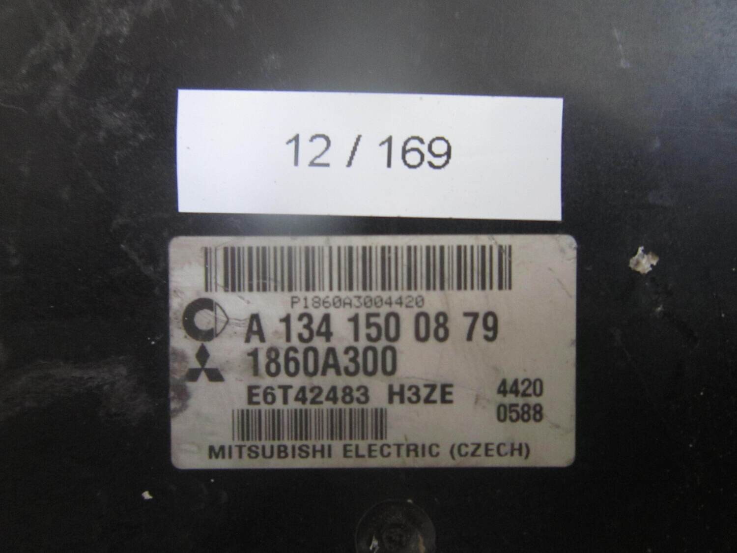 12-169 Centralina Motore Mitsubishi A 134 150 08 79 A1341500879 1860A300 E6T42483  H3ZE SMART Benzina FORFOUR