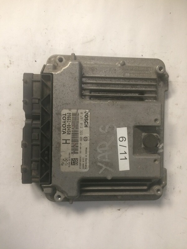 6-11 Centralina Motore Bosch 0281012322 896610D450 1039S12312 TOYOTA  YARIS 1.4 D4D