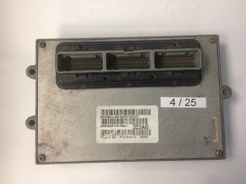 4-25 Centralina Motore Motorola P56041 353AG P56041353AG 04A047AQCUZD WB4AA JEEP Diesel GRAND CHEROKEE 3.1