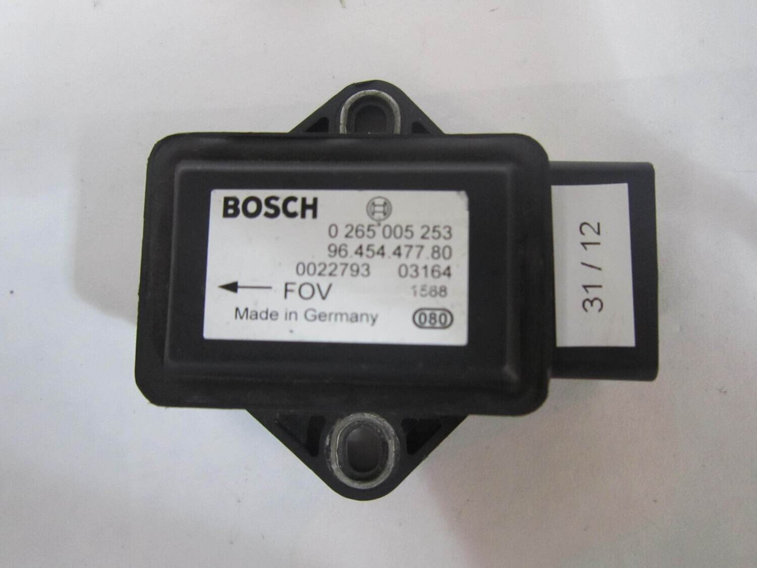 31-12 Sensore Antimbardata Bosch 0 265 005 253 0265005253 96 454 477 80 9645447780 CITROEN / PEUGEOT Generica 607