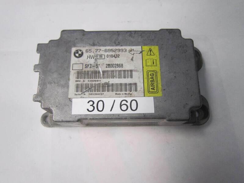 30-60 Centralina Airbag BMW 65.77-6952993 65776952993 HW 010432 HW010432 28002868 SERIE 5
