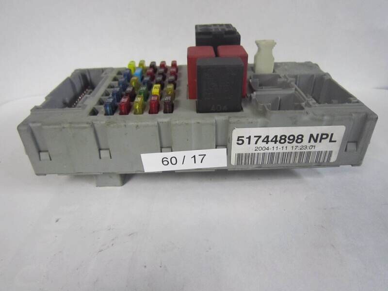 60-17 Scatola Fusibili Delphi 51744898NPL 51744898 NPL 46520600        ALFA ROMEO / FIAT / LANCIA  PUNTO