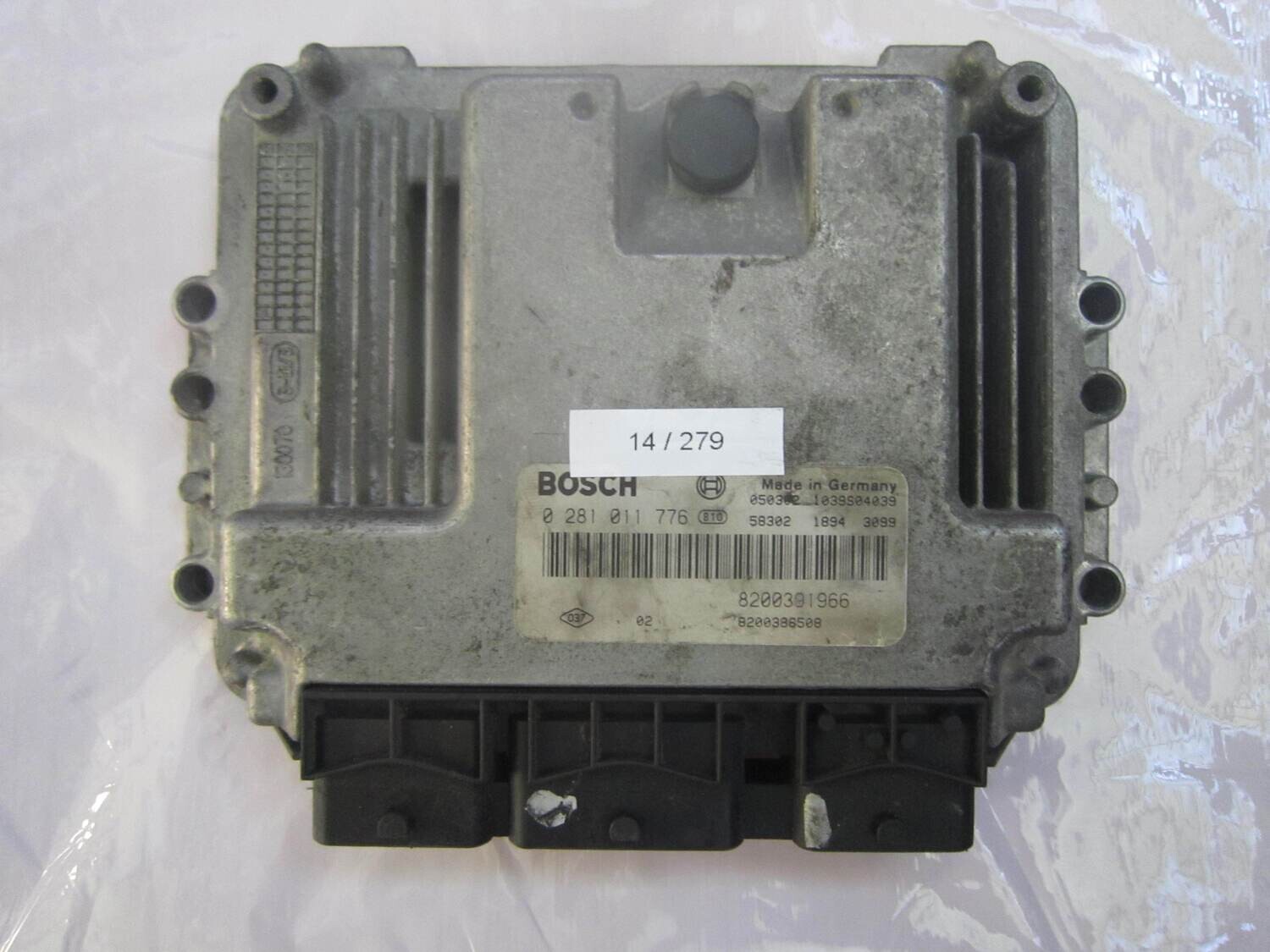 14-279 Centralina Motore Bosch 0 281 011 776 0281011776 8200391966 1039S04039 8200386508 RENAULT Diesel MEGANE SCENIC 1.9