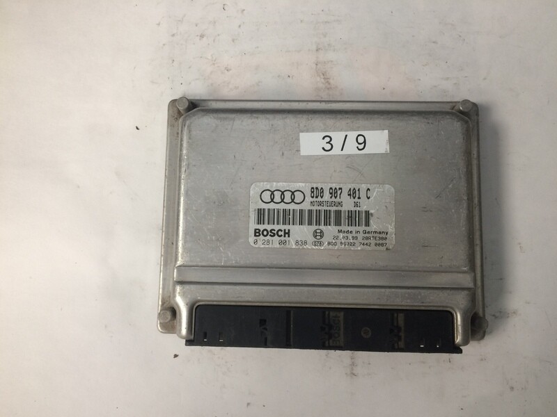3-9 Centralina Motore Bosch 0281001838 8D0907401C 28RTE380 VOLKSWAGEN AUDI A4, A6, B5 2.5 TDI