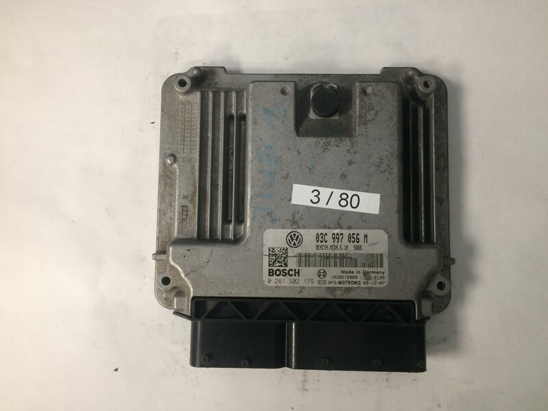 3-80 Centralina Motore Bosch 0261S02179 03C997056M 1039S16989 VOLKSWAGEN VOLKSWAGEN GOLF5 1.6FSI