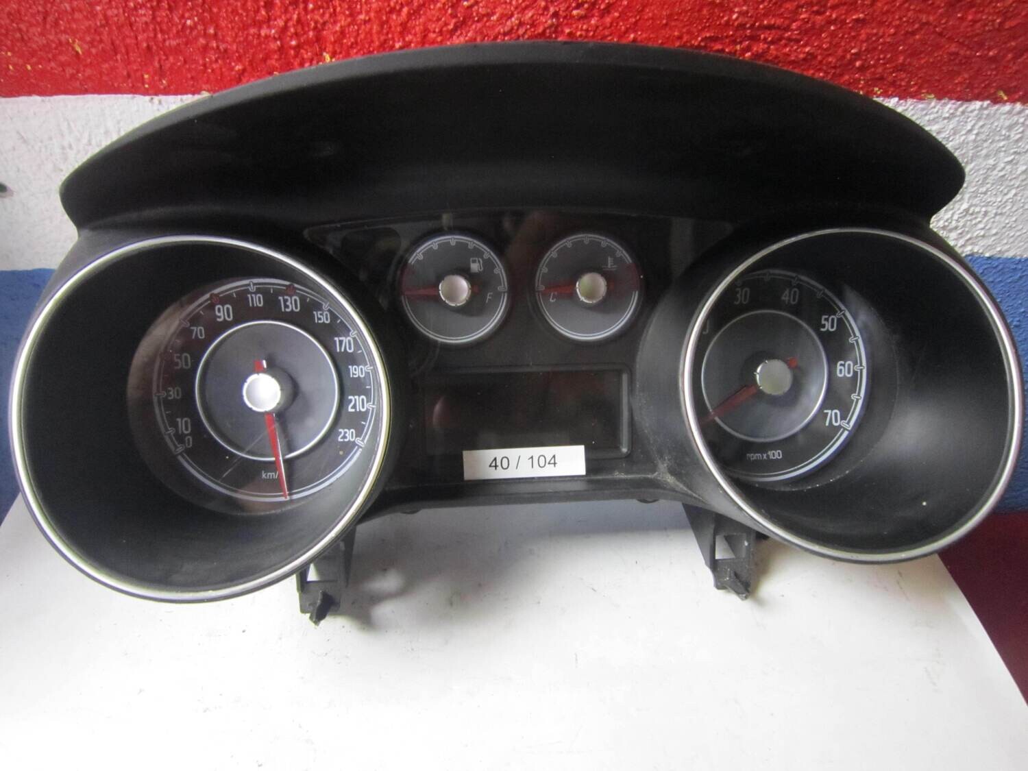 40-104 Quadro Strumenti / Contachilometri Alfa Romeo / Fiat / Lancia 5550030617 51852795 Benzina PUNTO 1.4