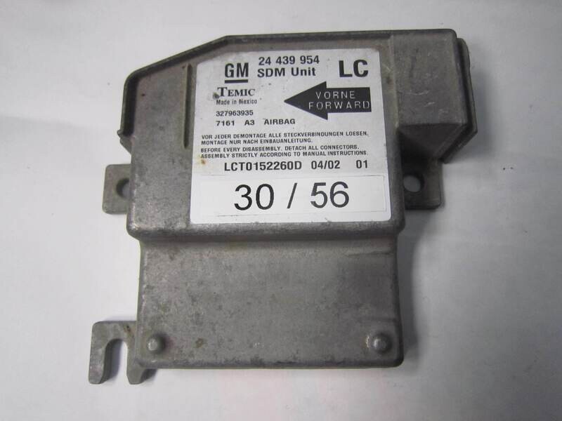 30-56 Centralina Airbag Temic 24 439 954 24439954 327963935 7161 A3 OPEL Generica CORSA
