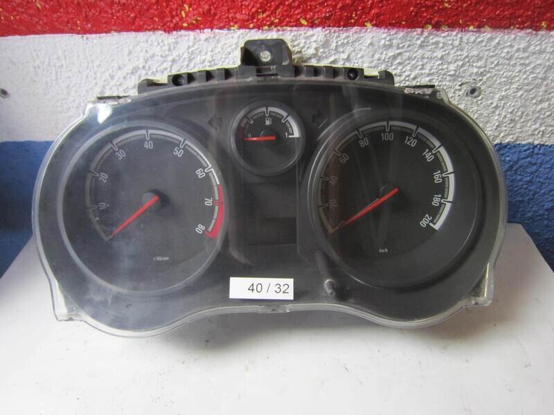 40-32 Quadro Strumenti / Contachilometri Johnson Controls P0013264255 130304 OPEL Benzina CORSA