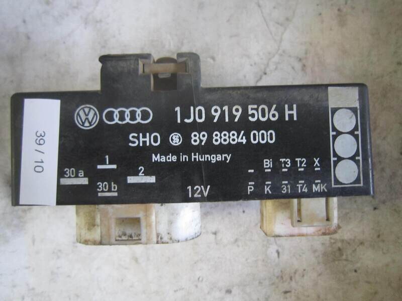 39-10 Centralina Ventola Radiatore Volkswagen 1J0 919 506 H 1J0919506H 89 8884 000 898884000 AUDI VARIE