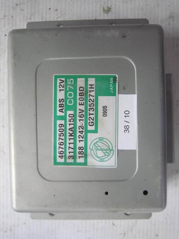 38-10 Centralina ABS ESP HBA Alfa Romeo / Fiat / Lancia G2T35271H 46767509 31711KA150 188 1242 16V EOBD Generica PUNTO