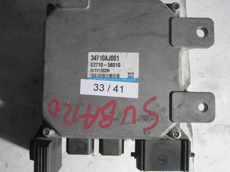 33-41 Centralina Servosterzo / Angolo Sterzata Mitsubishi 34710AJ001 E2710-58010 E271058010 SUBARU Generica OUTBACK