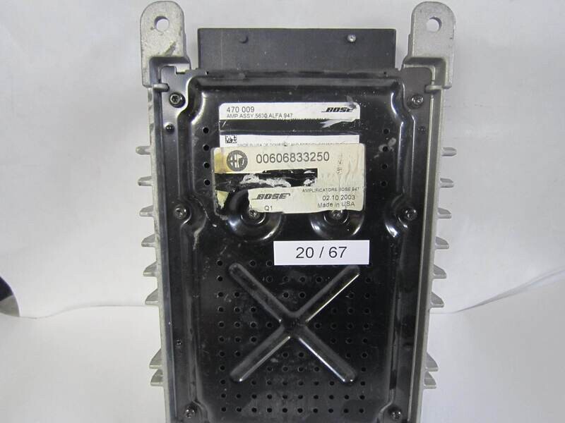 20-67 Amplificatore Audio Bose 470009 470 009 AMP ASSY 5630 ALFA 947 AMPASSY5630ALFA947       ALFA ROMEO / FIAT / LANCIA  GTV