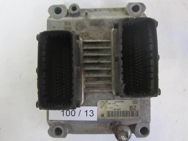 100-13 Centralina Motore Bosch 0261206074 0 261 206 074 09 115 112 09115112 26SA7604      OPEL  CORSA C 1.2