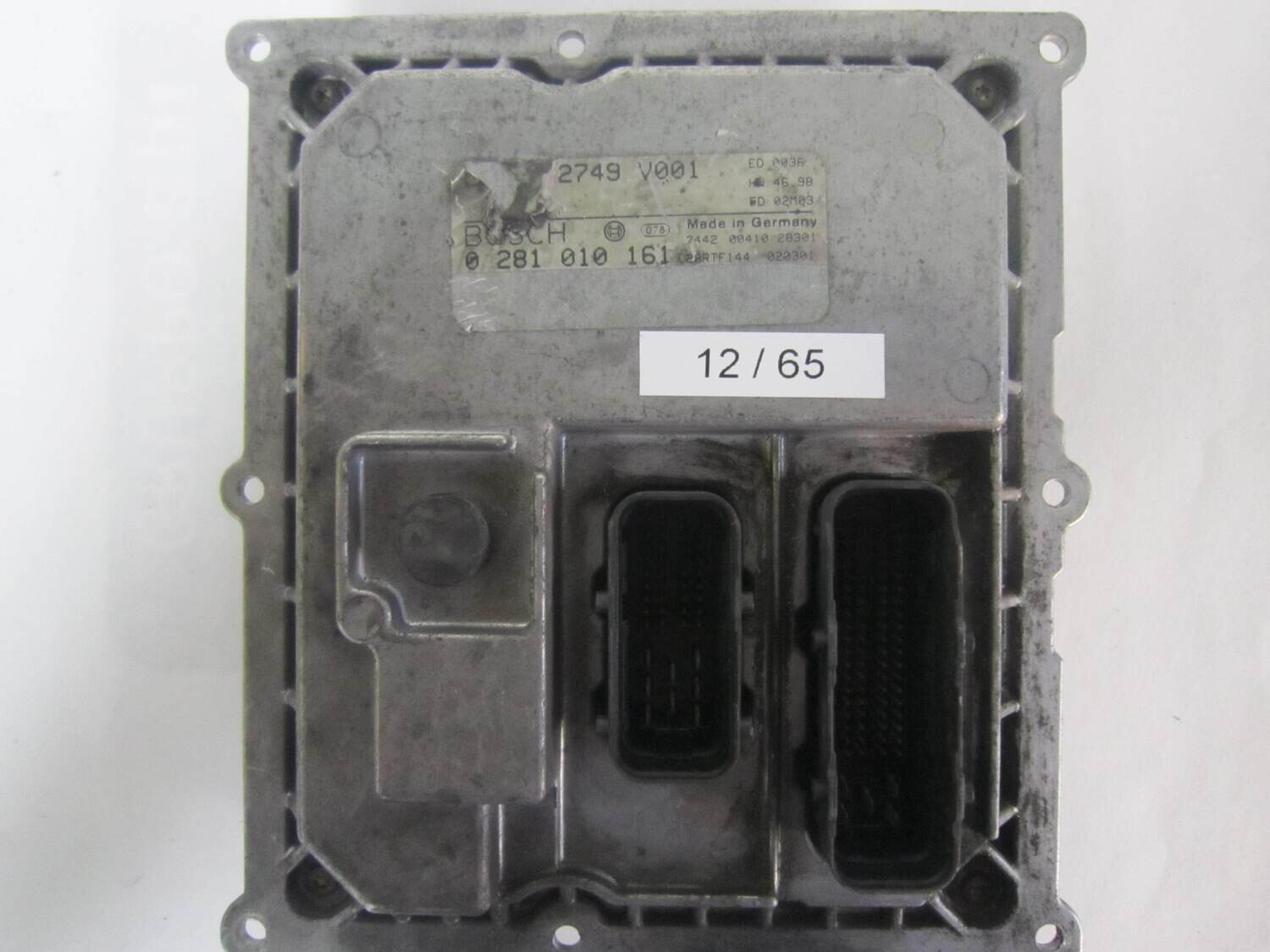 12-65 Centralina Motore Bosch 0281010161 0 281 010 161 000 2749 V001 0002749V001 28RTF144      SMART   0.8 CDI