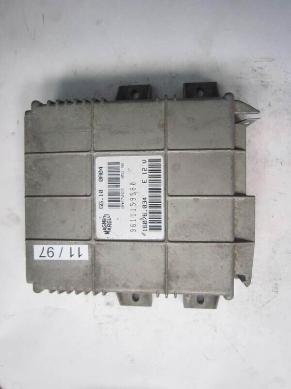11-97 Centralina Motore Magneti Marelli G6.10 0A04 G6100A04 9611159580 16076034 CITROEN / PEUGEOT Benzina ZX 1.6