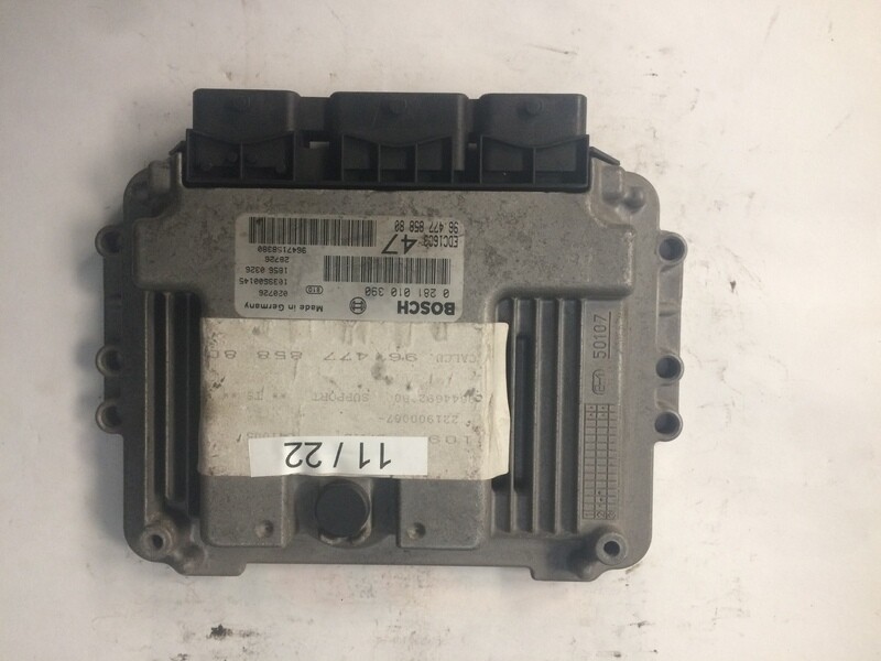 11-22 Centralina Motore Bosch 0281010390 0 281 010 390 9647785880  1039S00145      CITROEN / PEUGEOT  1.4 HDI