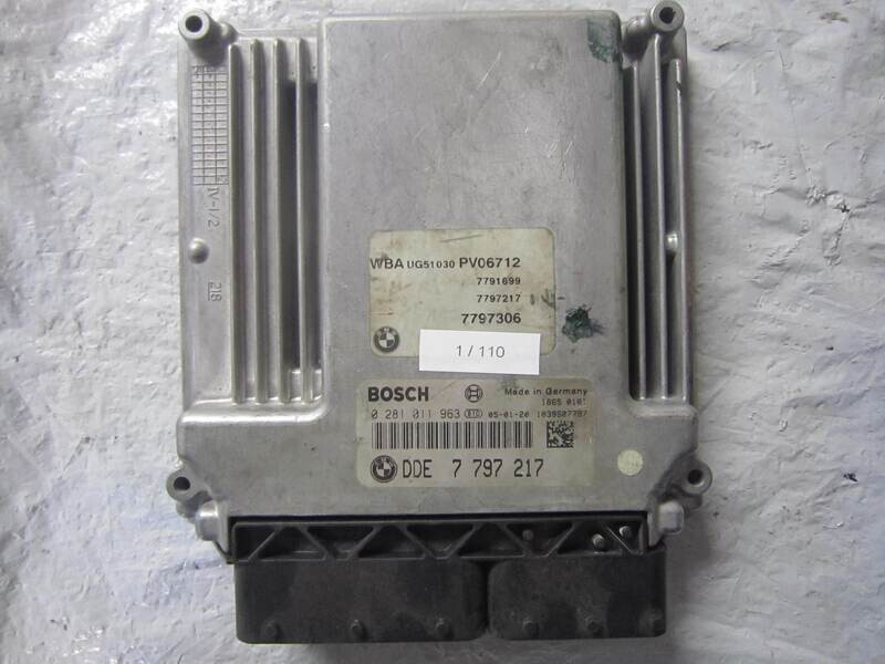 1-110 Centralina Motore Bosch 0 281 011 963 0281011963 7 797 217 7797217 1039S07797 DDE 7 797 217 BMW Diesel SERIE 1 2.0