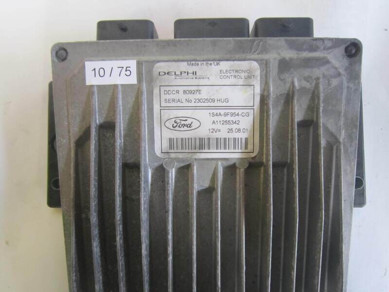 10-75 Centralina Motore Delphi DDCR80927E DDCR 80927E 1S4A-9F954-CG 1S4A9F954CG A11255342      FORD  FOCUS 1.8 TDCI