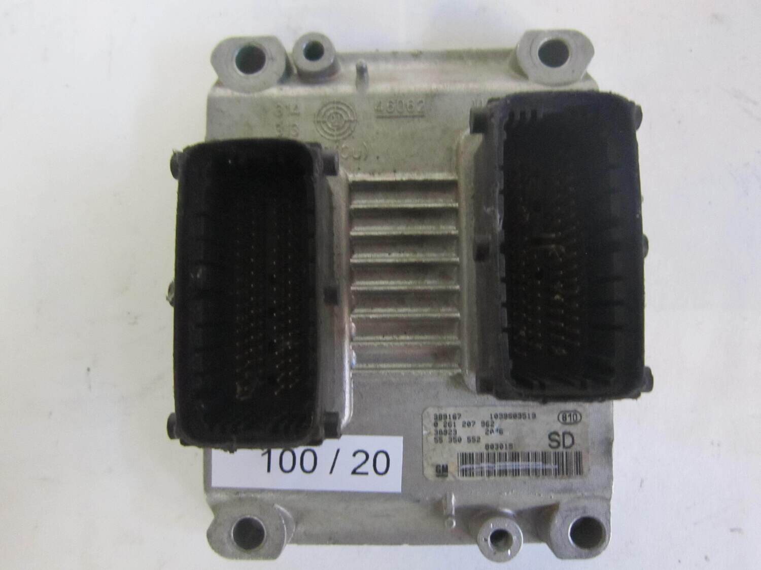 100-20 Centralina Motore Bosch 0 261 207 962 0261207962 55 350 552 55350552 1039S03519 OPEL Benzina CORSA 1.2