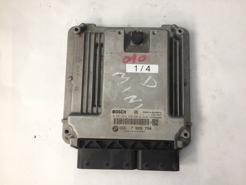 1-4 Centralina Motore Bosch 0 281 014 856 0281014856 7809794 1039S24008 DDE 7 809 794 MINI Diesel COOPER 1.6
