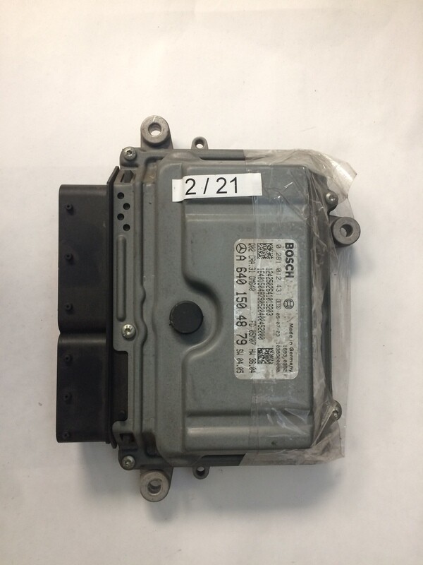 2-21 Centralina Motore Bosch 0281012431 6401504879 1039S00000 MERCEDES BENZ B180 1.8 CDI