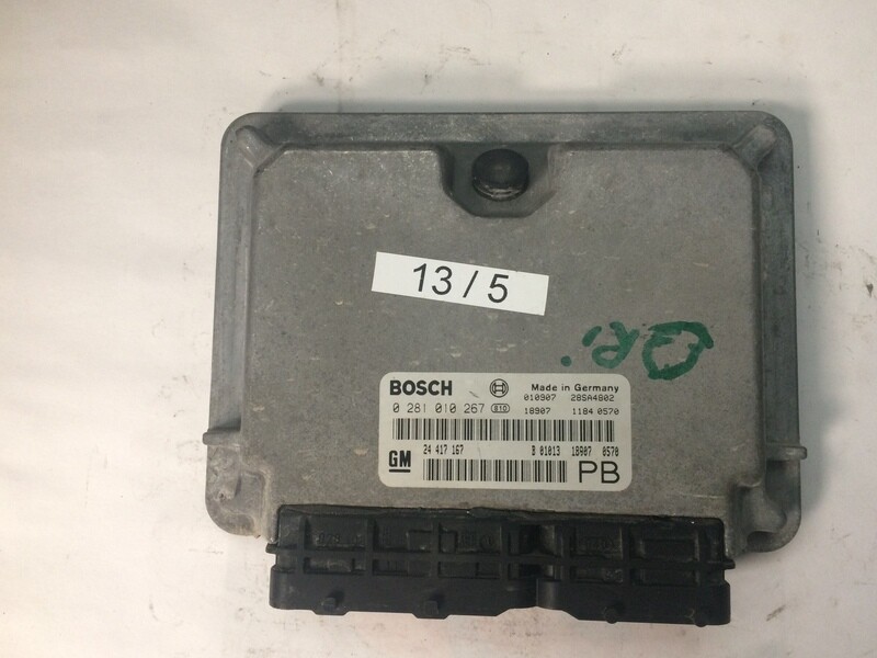 13-5 Centralina Motore Bosch 0281010267 24417167 28SA4802 OPEL  ASTRA G Diesel bj. bj.98-05