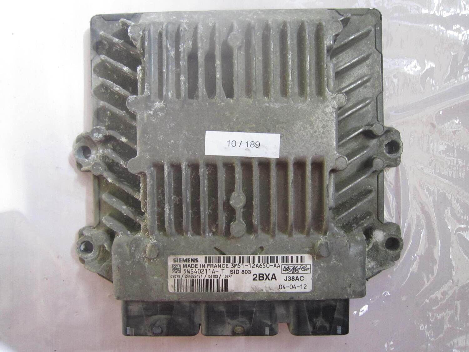 10-189 Centralina Motore Siemens 5WS40211A-T 5WS40211AT 3M51-12A650-AA SID 803 2BXA J38AC  FORD DIESEL VARIE