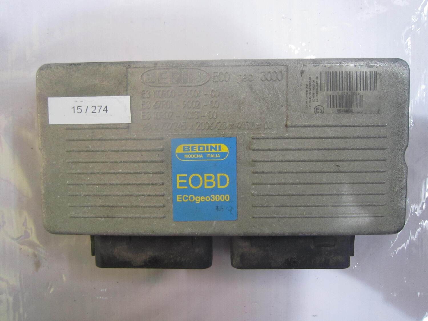 15-274 Centralina Gas Gpl Bedini ECOGEO3000 E3 110R00-4001-00     GENERICA BENZINA / GPL GENERICA