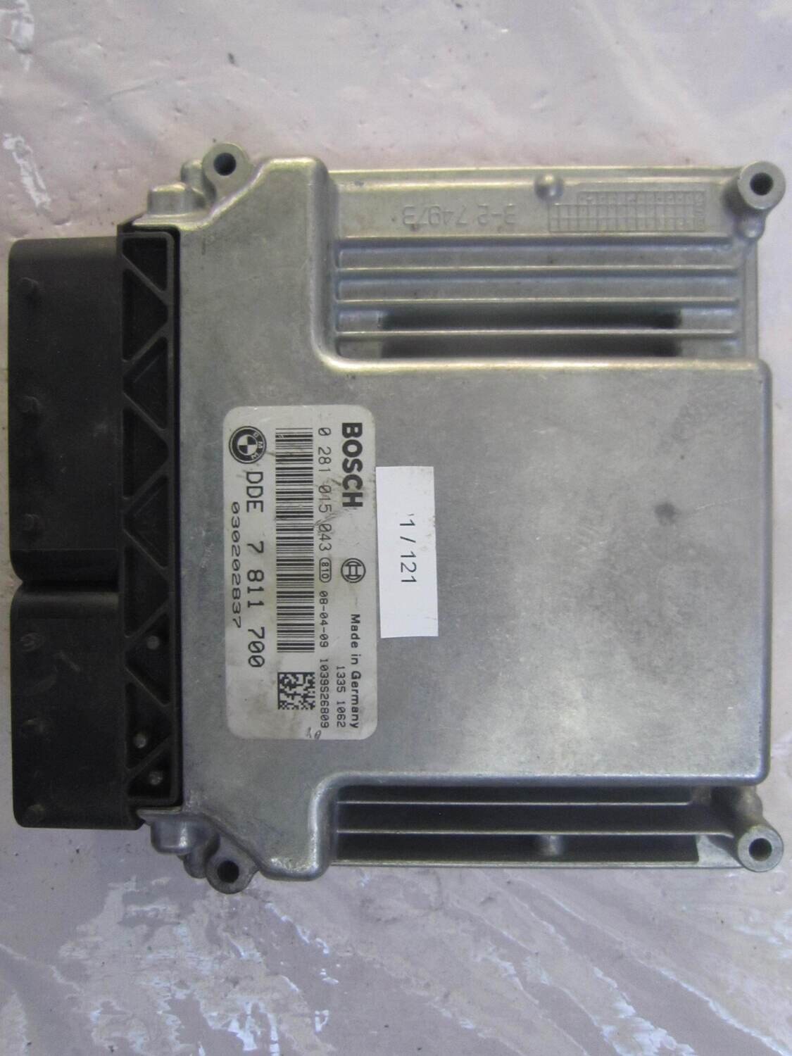 1-121 Centralina Motore Bosch 0 281 015 043 0281015043 DDE 7 811 700 DDE7811700 1039S26809 BMW Diesel SERIE 3