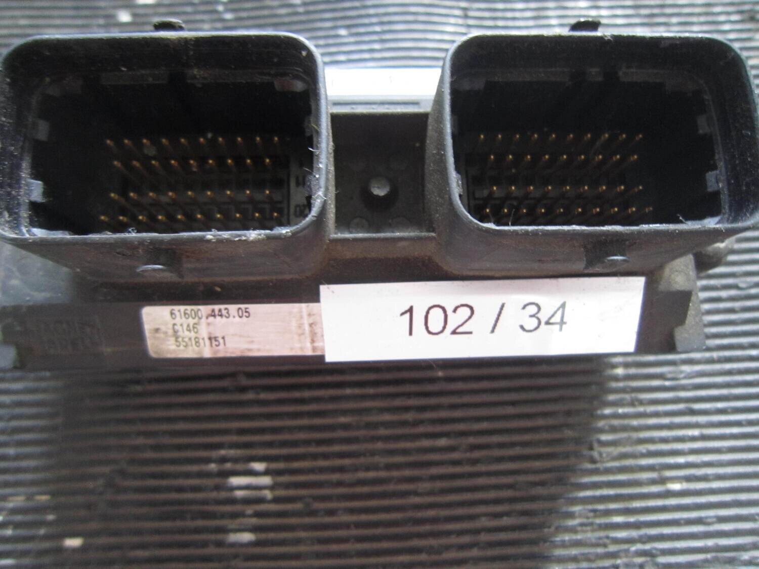 102-34 Centralina Motore Magneti Marelli 55181151 61600.443.05 6160044305 C146 IAW 59F.M5 ALFA ROMEO / FIAT / LANCIA Ypsilon