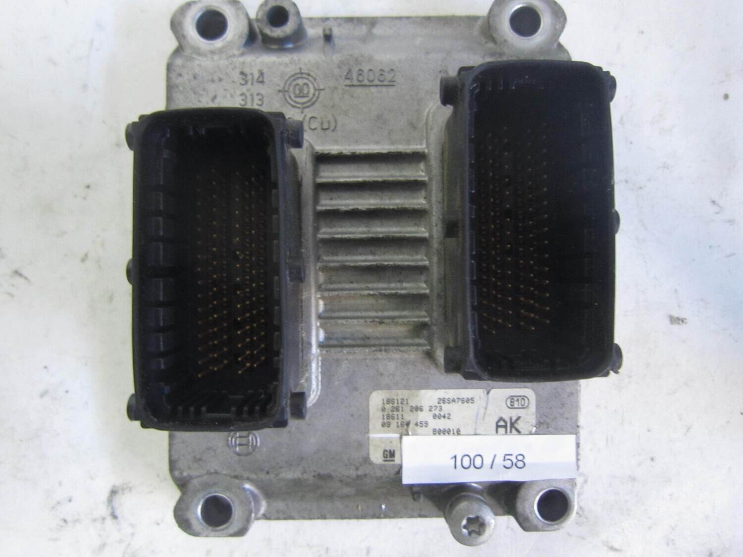 100-58 Centralina Motore Bosch 0261206273 0 261 206 273 09 164 459 09164459 28SA7605      OPEL  AGILA