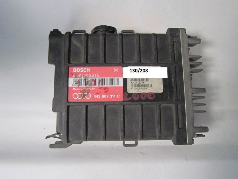 130-208 Centralina Motore Bosch 0 261 200 273 0261200273 443 907 311 C 443907311C AUDI Benzina 80 2.0