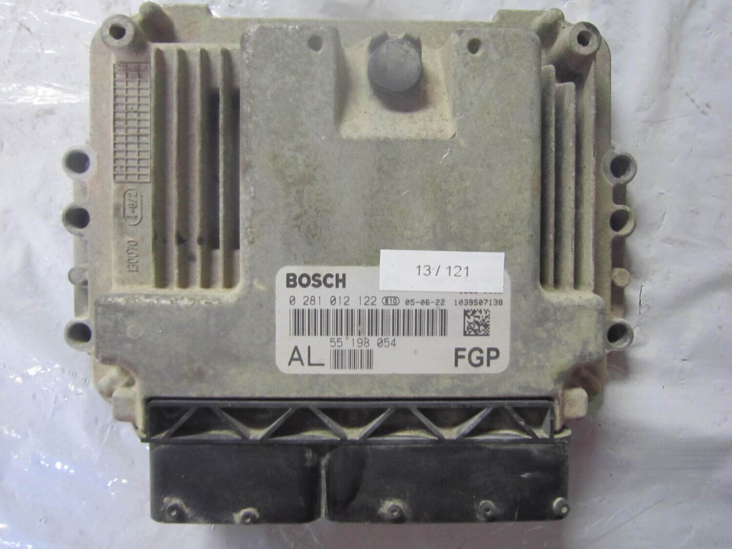 13-121 Centralina Motore Bosch 0 281 012 122 0281012122 55 198 054 55198054 1039S07138 AL  FGP OPEL Diesel VARIE
