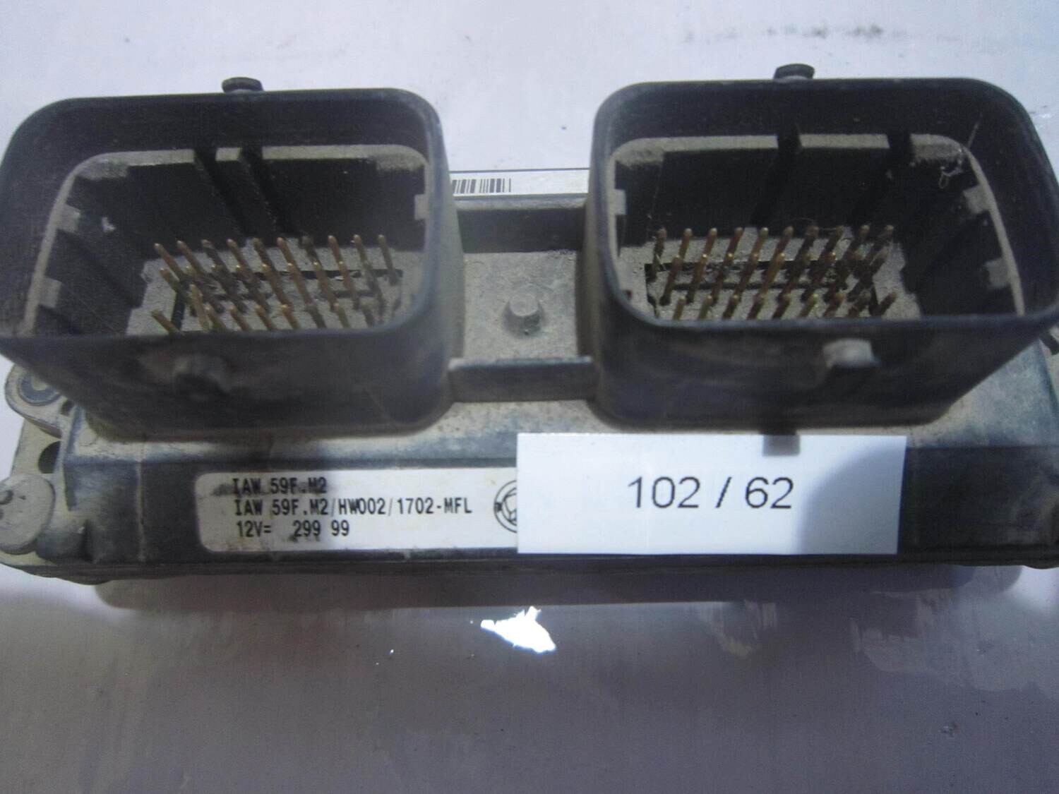 102-62 Centralina Motore Magneti Marelli 46760606 61600.389.04 6160038904 B671 IAW 59F.M2 HW002/1702-MFL ALFA ROMEO / FIAT / LANCIA Benzina PUNTO 1.2