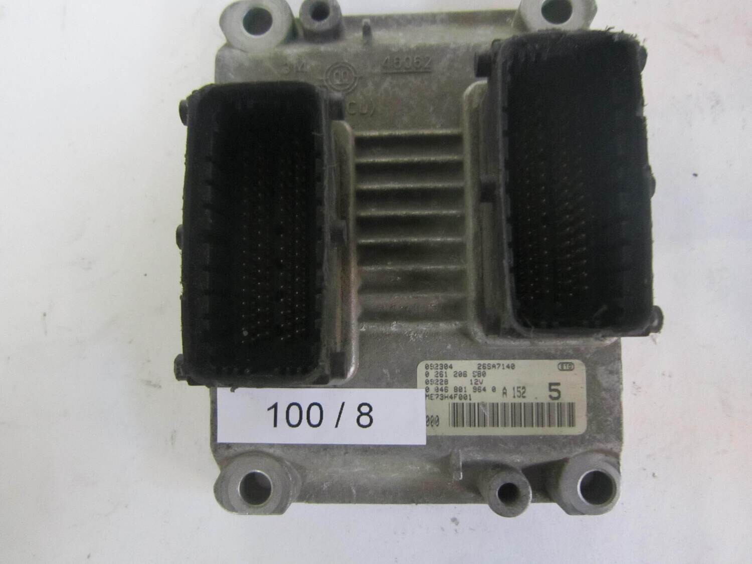 100-8 Centralina Motore Bosch 0261206980 0 261 206 980 0 046 801 964 0 00468019640 26SA7140  ME73H4P001     FIAT   PUNTO 1.2
