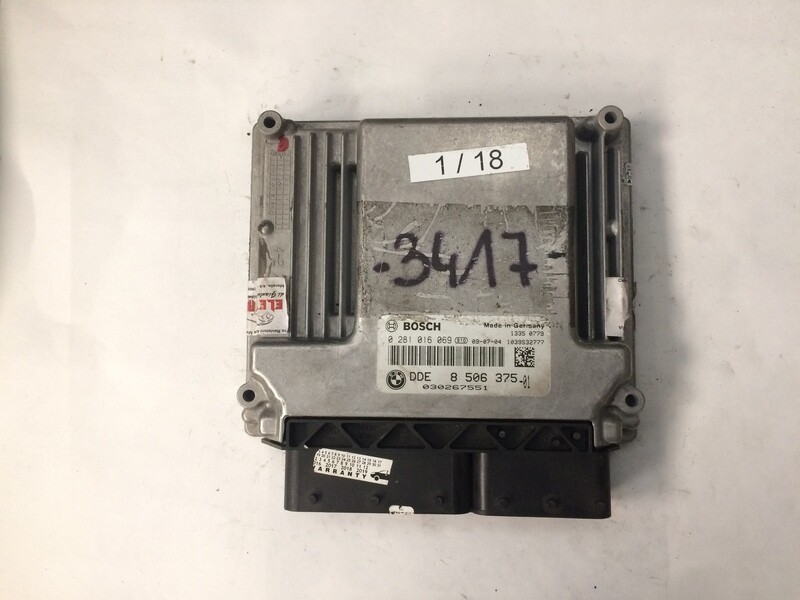 1-18 Centralina Motore Bosch 0 281 016 069 0281016069 8506375 1039S32777 DDE 8 506 375 BMW Diesel SERIE 1 118 2.0