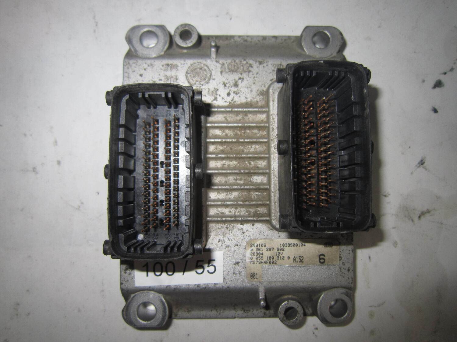 100-55 Centralina Motore Bosch 0261207902 0 261 207 902 0 055 180 312 0 00551803120 1039S00104  ME73H4F002    ALFA ROMEO / FIAT / LANCIA  PUNTO