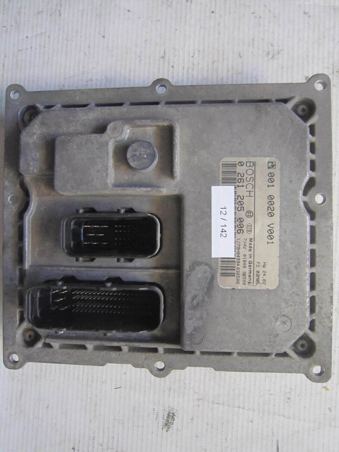 12-142 Centralina Motore Bosch 0 261 205 006 0261205006 001 0020 V001 0010020V001 1279H04994 HW 24.02 SMART Benzina FORTWO 450 0.7